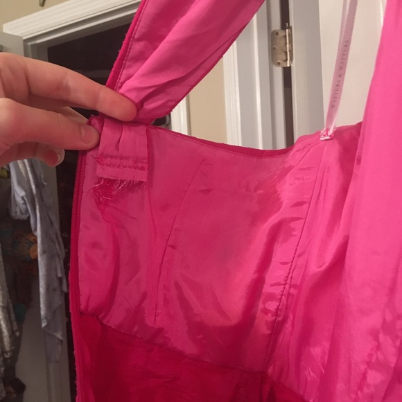 Pink Watters and Watters one shoulder dress - Picture 9 of 16